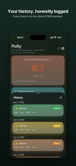 Polly: Pollen & Allergy screenshot 4