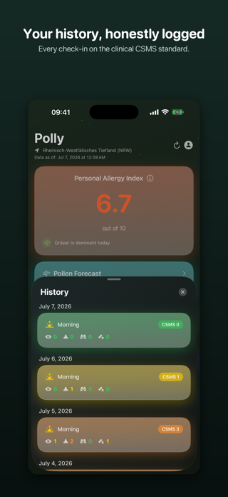 Polly: Pollen & Allergie Screenshot 4 of 4