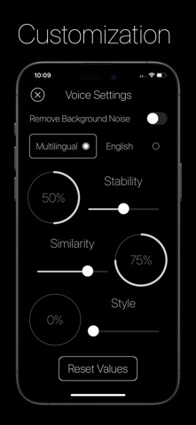 Voiced AI Voice Changer Clone iPhone screenshot