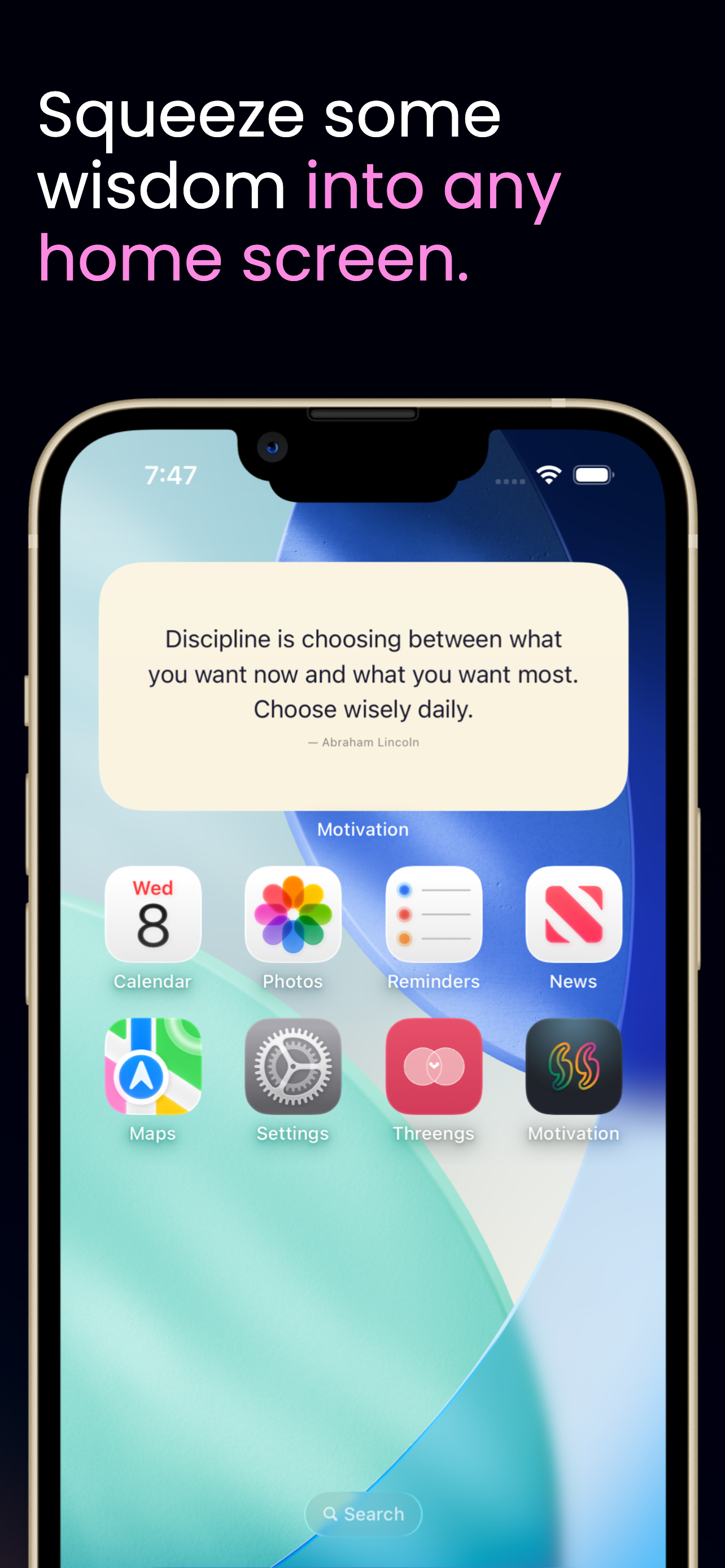 Motivational Widget - Quotes screenshot 3