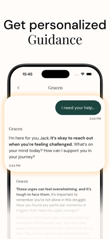 Gracen: Overcome adult content iPhone screenshot