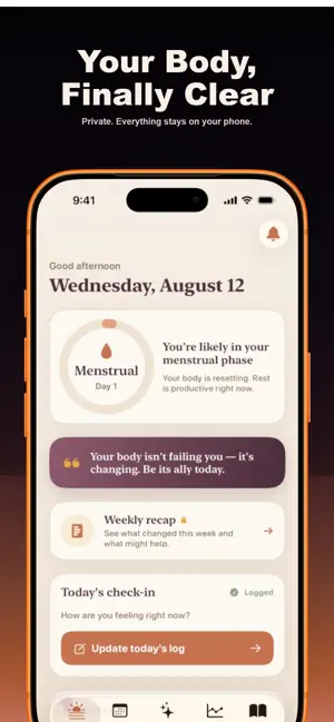 PeriBalance: Perimenopause screenshot 1