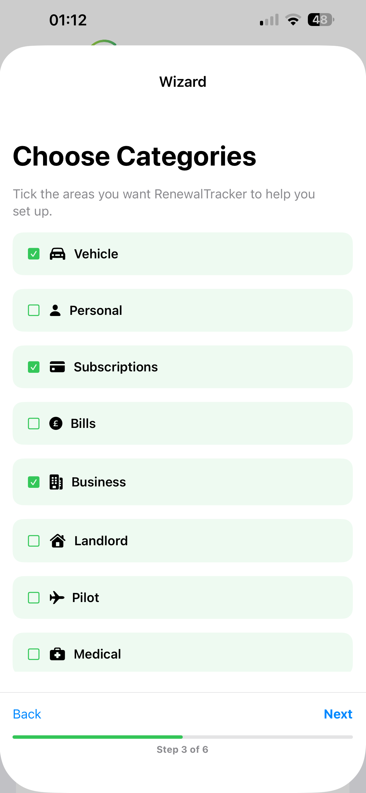 Renewal Tracker