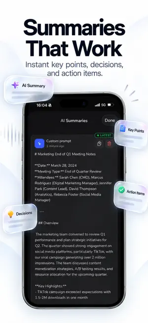 Voice Recorder: AI Note Taking screenshot 2