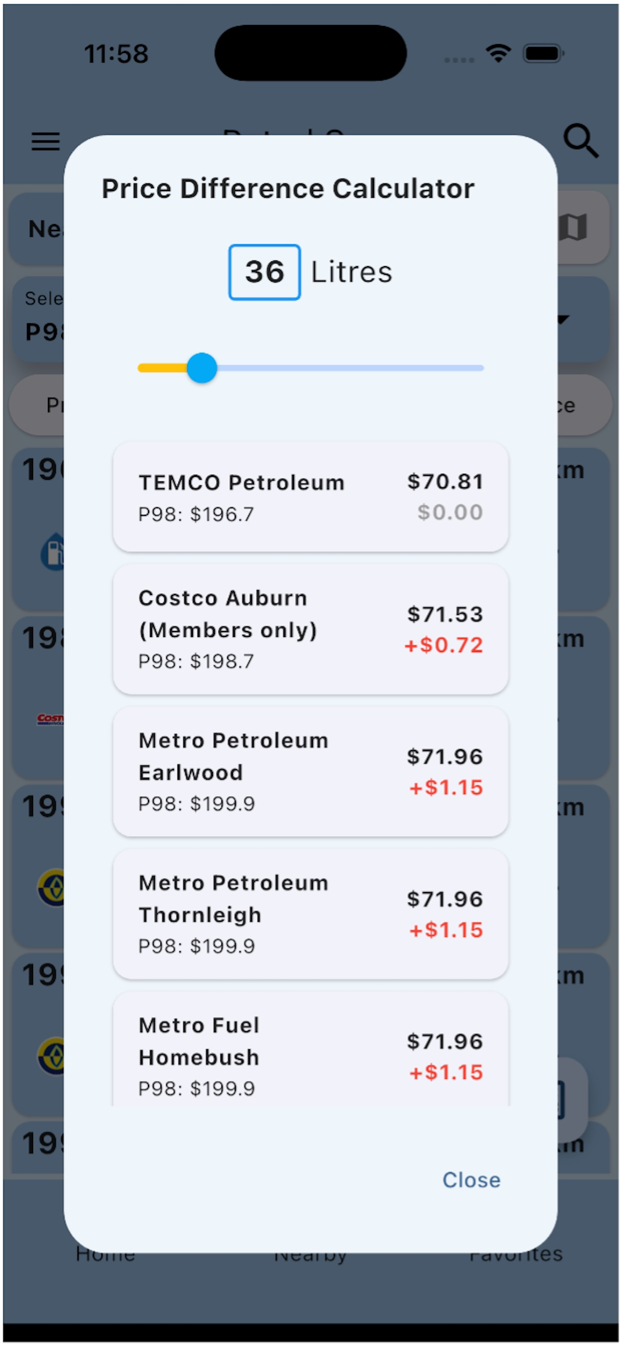 Petrol Save