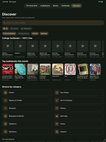 Quillstone: News & Audiobooks iPad screenshot