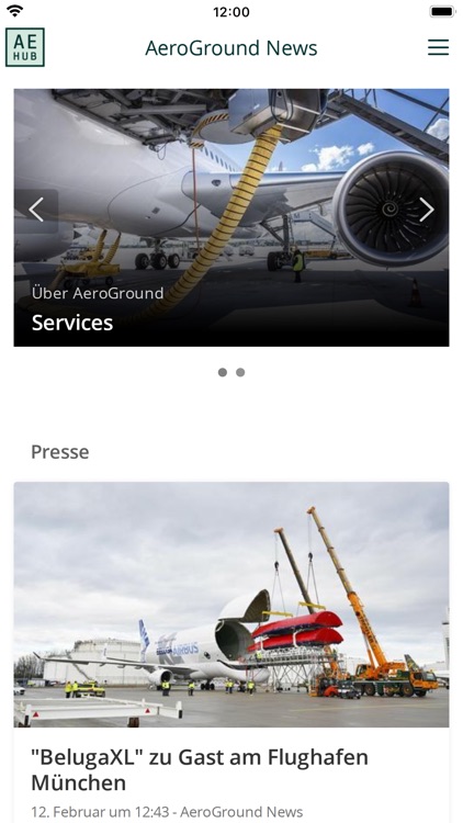 AE Hub - Die AeroGround App