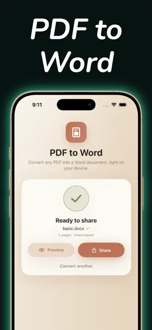 PDF to Word Converter - Doc screenshot 3