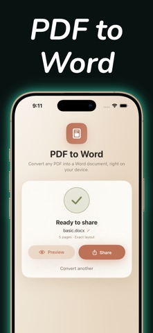 PDF to Word Converter - Doc Screenshot 3 of 3
