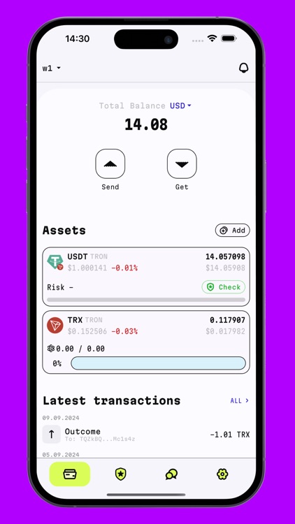 TR.ENERGY WALLET
