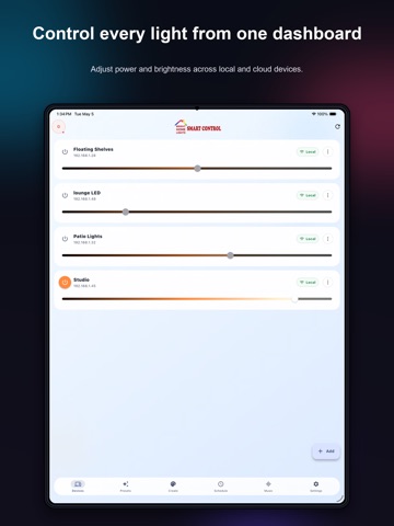 Bright Home Lights Cloud iPad screenshot