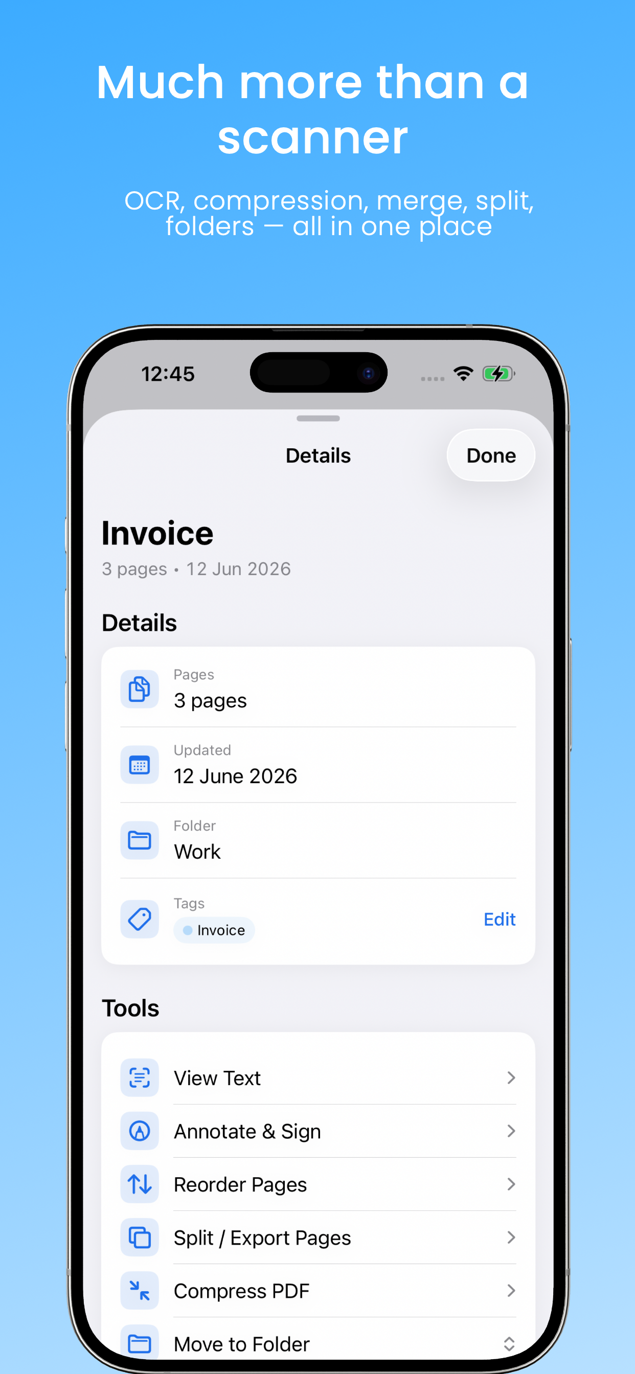 DocClair: Scan PDF screenshot 6
