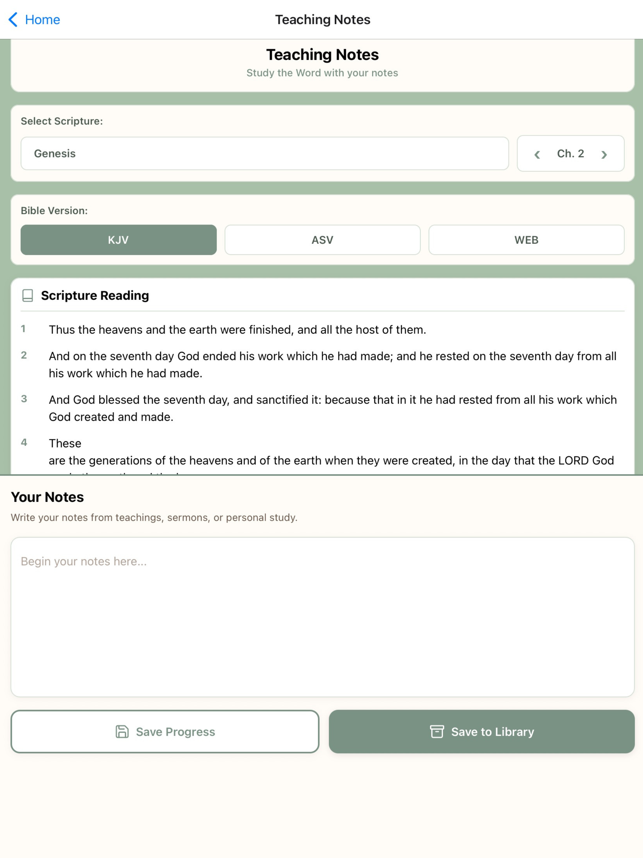 Sow the Word Bible Journal