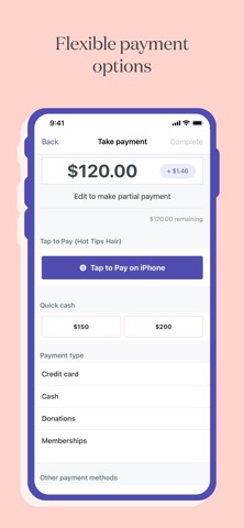 Timely – Bookings & payments iPhone screenshot