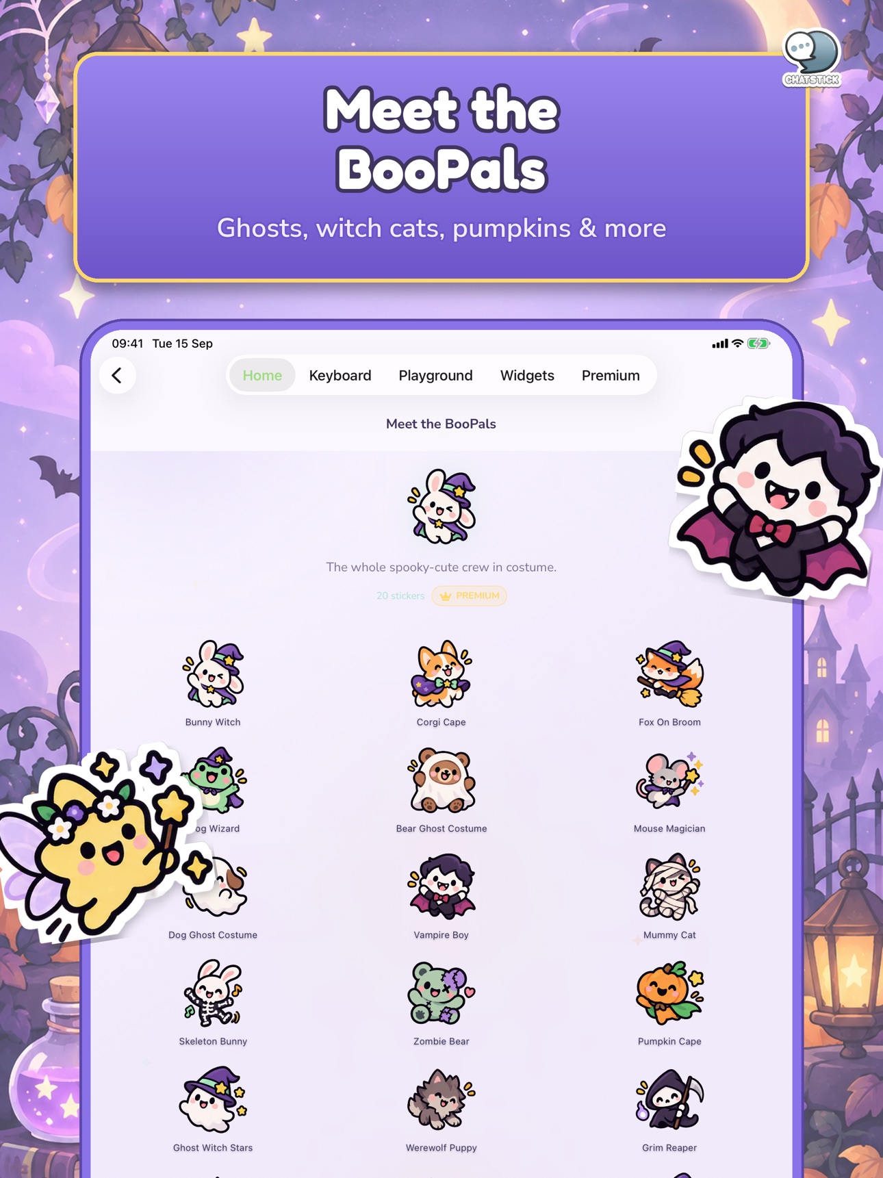 Screenshot 12 of Cute Spooky Stickers