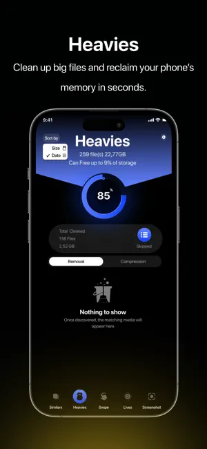 Storage Cleaner - Photo Swipe screenshot 2