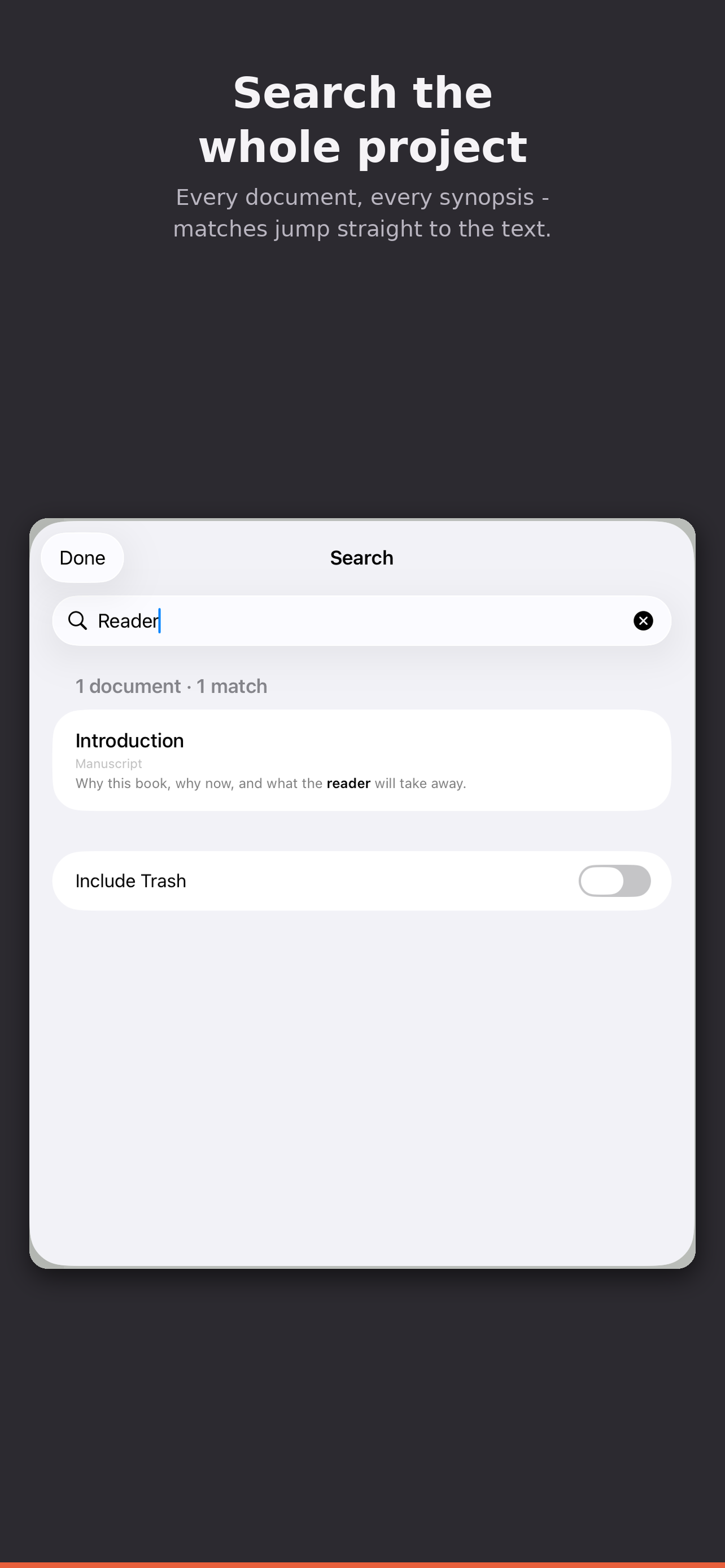 Folio Writer screenshot 2