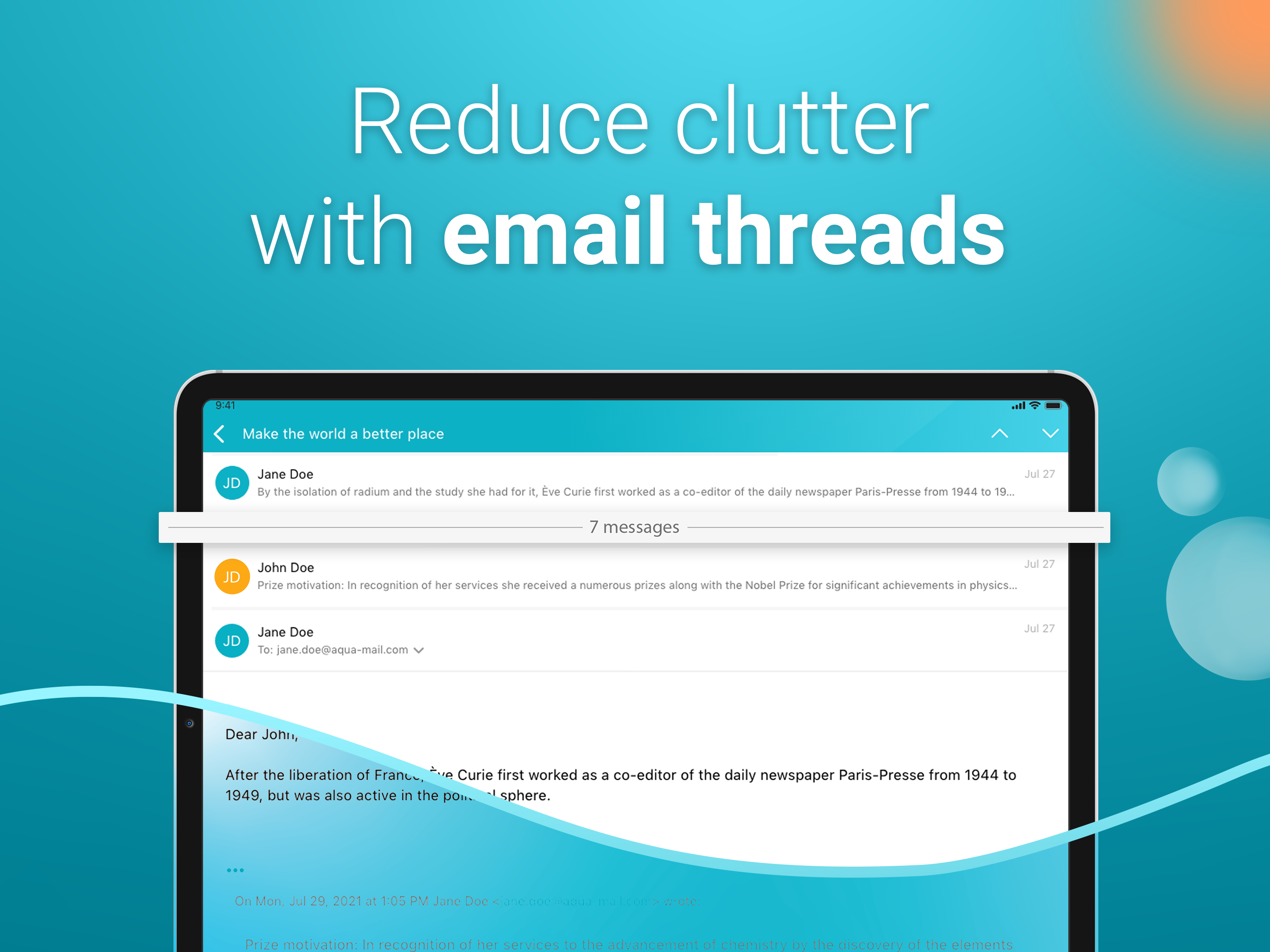 Email Aqua Mail Secure Client screenshot 16