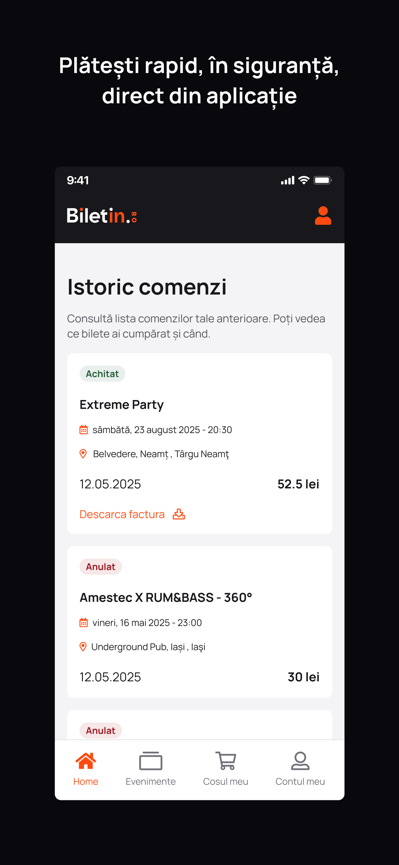 Biletin.ro screenshot 4