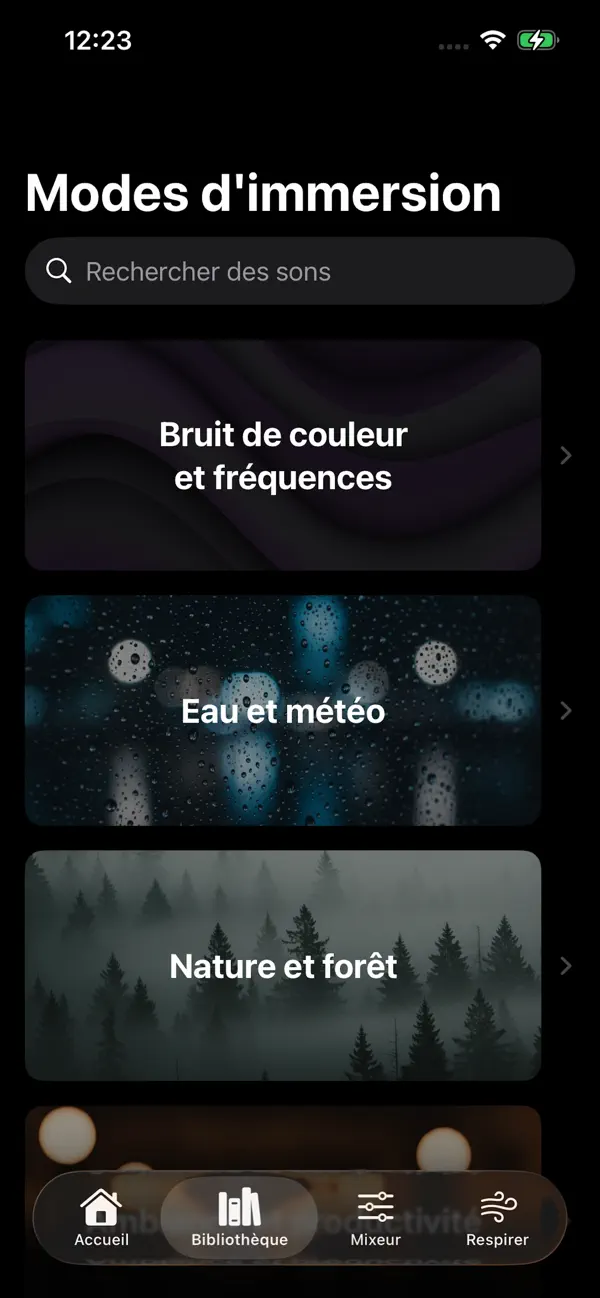 Screenshot #2 pour VibeFocus - Détente & Respirer