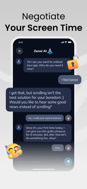 Zensi - AI Screen Time Control screenshot 4