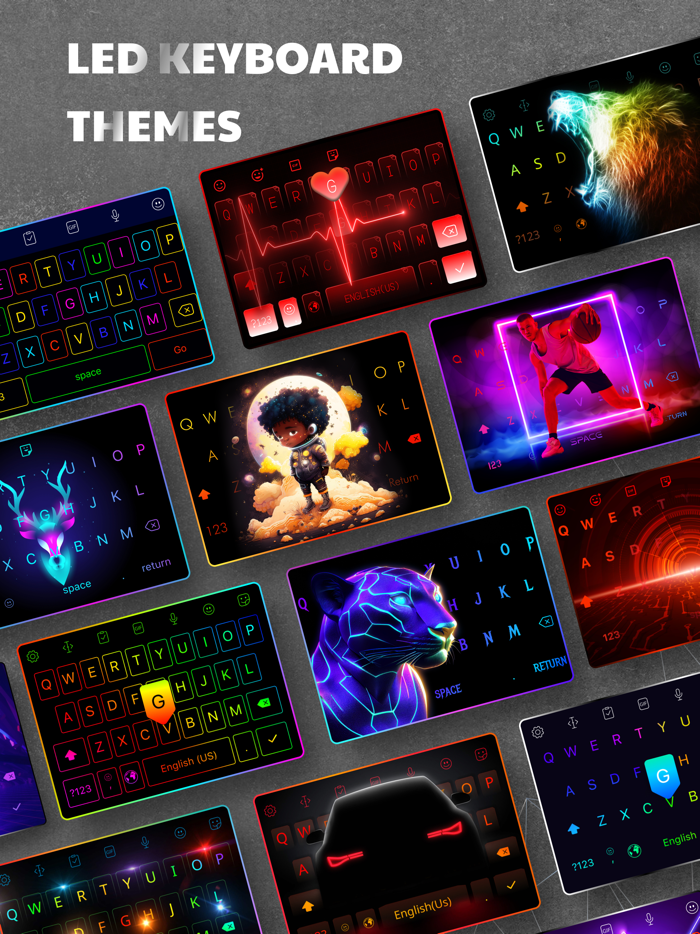 LED Keyboard - RGB Color