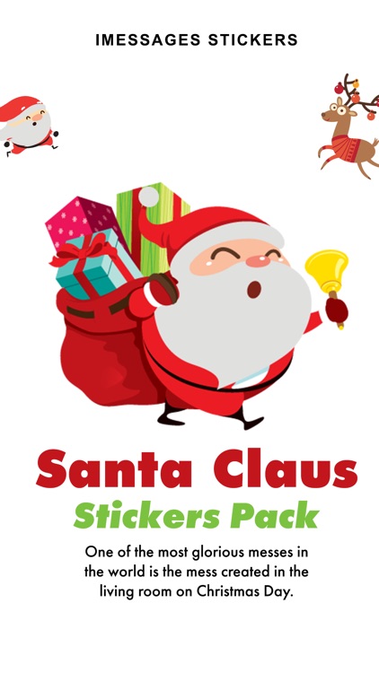 Santa Claus Stickers Pack!