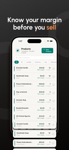 Craftory: Craft Business Tool iPhone screenshot