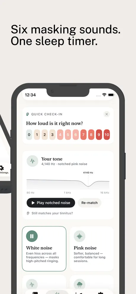 Tinnitus Diary screenshot 3