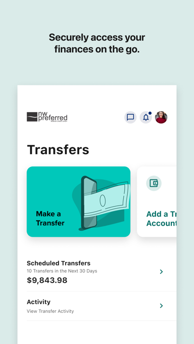NW Preferred FCU Screenshot