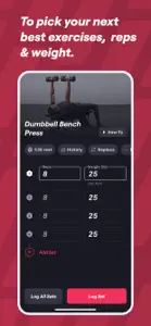 Fitbod: Gym & Fitness Planner screenshot #4 for iPhone