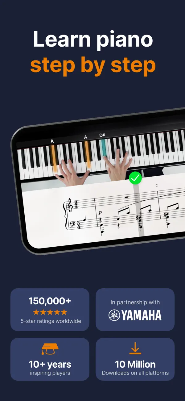 #1. flowkey – Learn to Play Piano (iOS) Tekijänä: flowkey GmbH