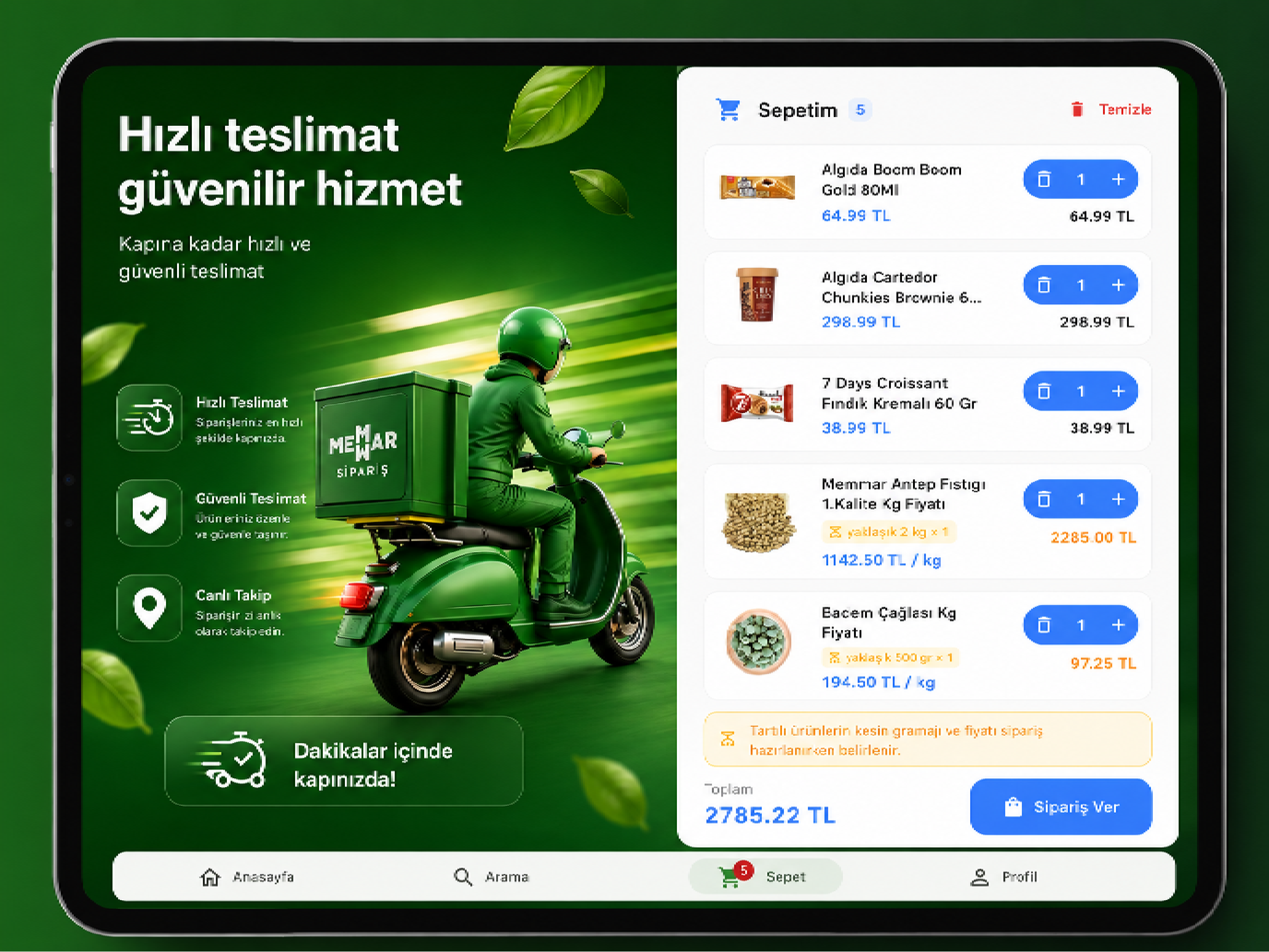 Memmar Sipariş screenshot 8