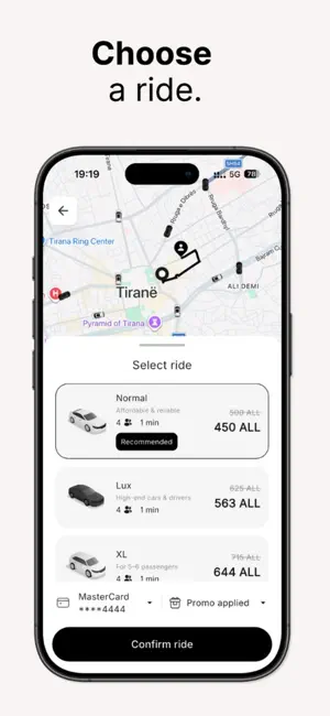 Clust App - Taxi App Albania screenshot 3