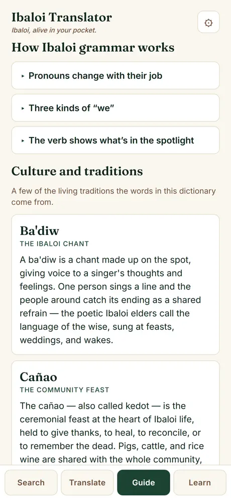 Ibaloi Translator screenshot 3