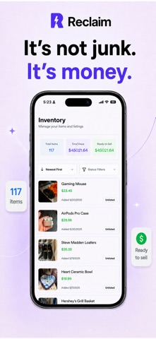 Reclaim: Sell with AI screenshot