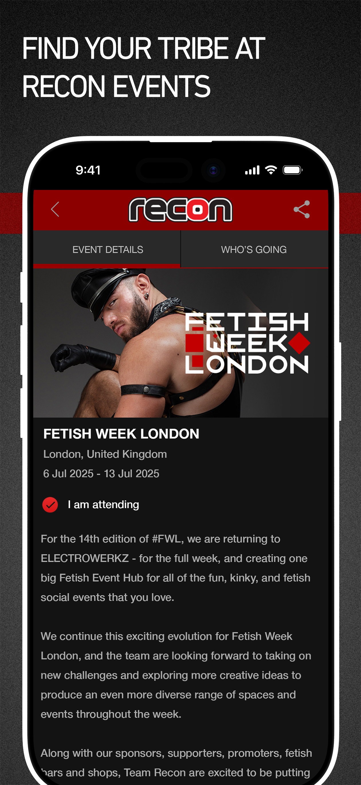 Recon - Gay Fetish App