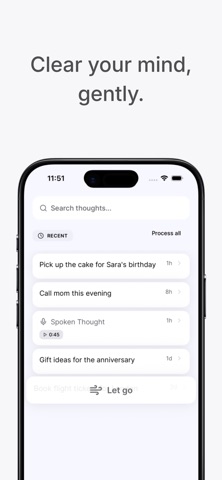 ThoughtsLeft: Brain Dump Screenshot 4 of 6