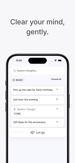ThoughtsLeft: Brain Dump Screenshot 4 of 6