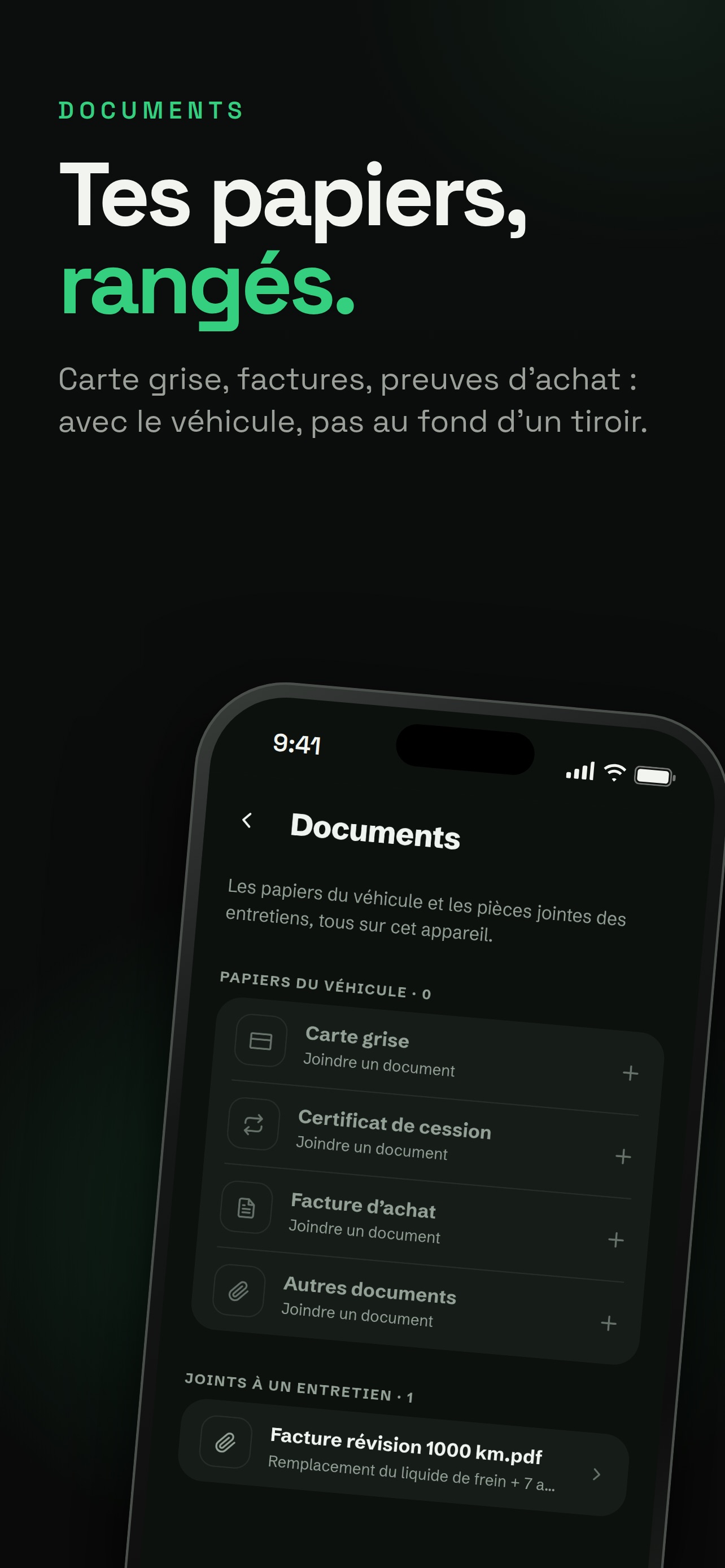 Screenshot 1 of Pitstop: Carnet d'entretien