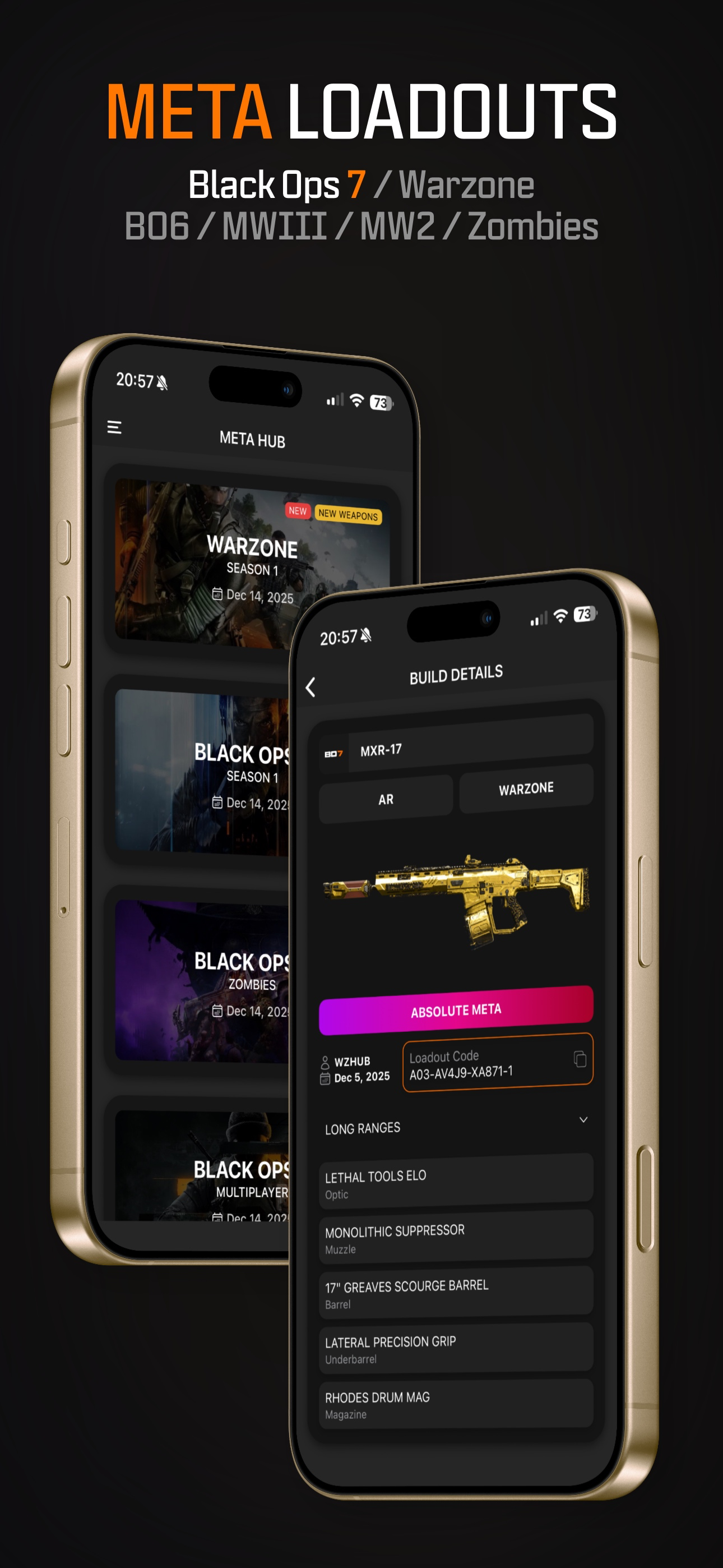 Warzone Meta & Camo Tracker