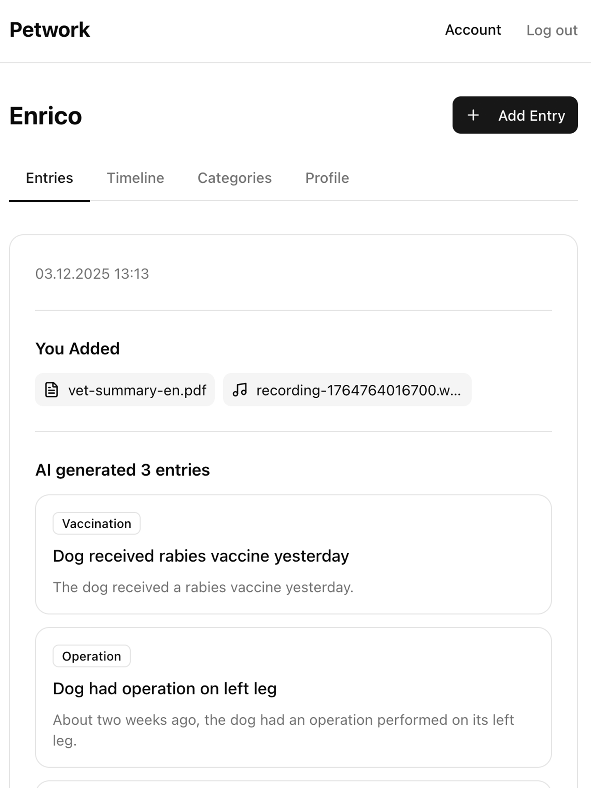 Petwork - Pet Health Tracker screenshot 5