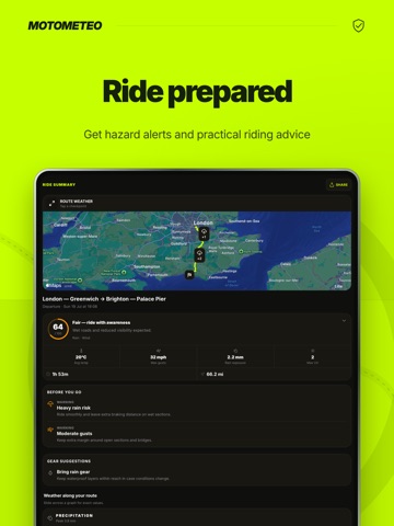MotoMeteo: Motorbike Weather iPad screenshot 5
