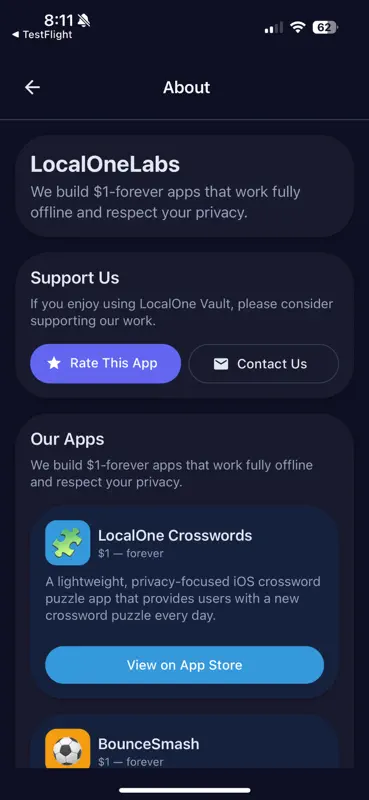 LocalOne Vault screenshot 5 of 6