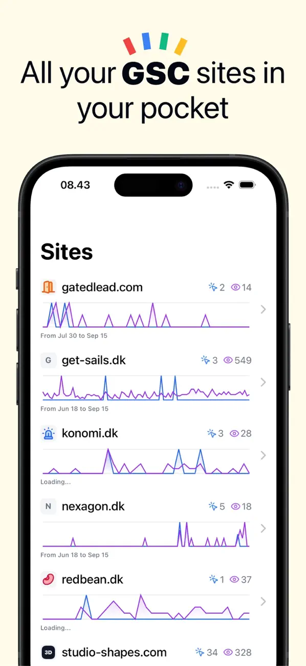 Screenshot #1 pour Gorilla Search Console