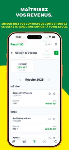 Recolt'IQ iPhone screenshot