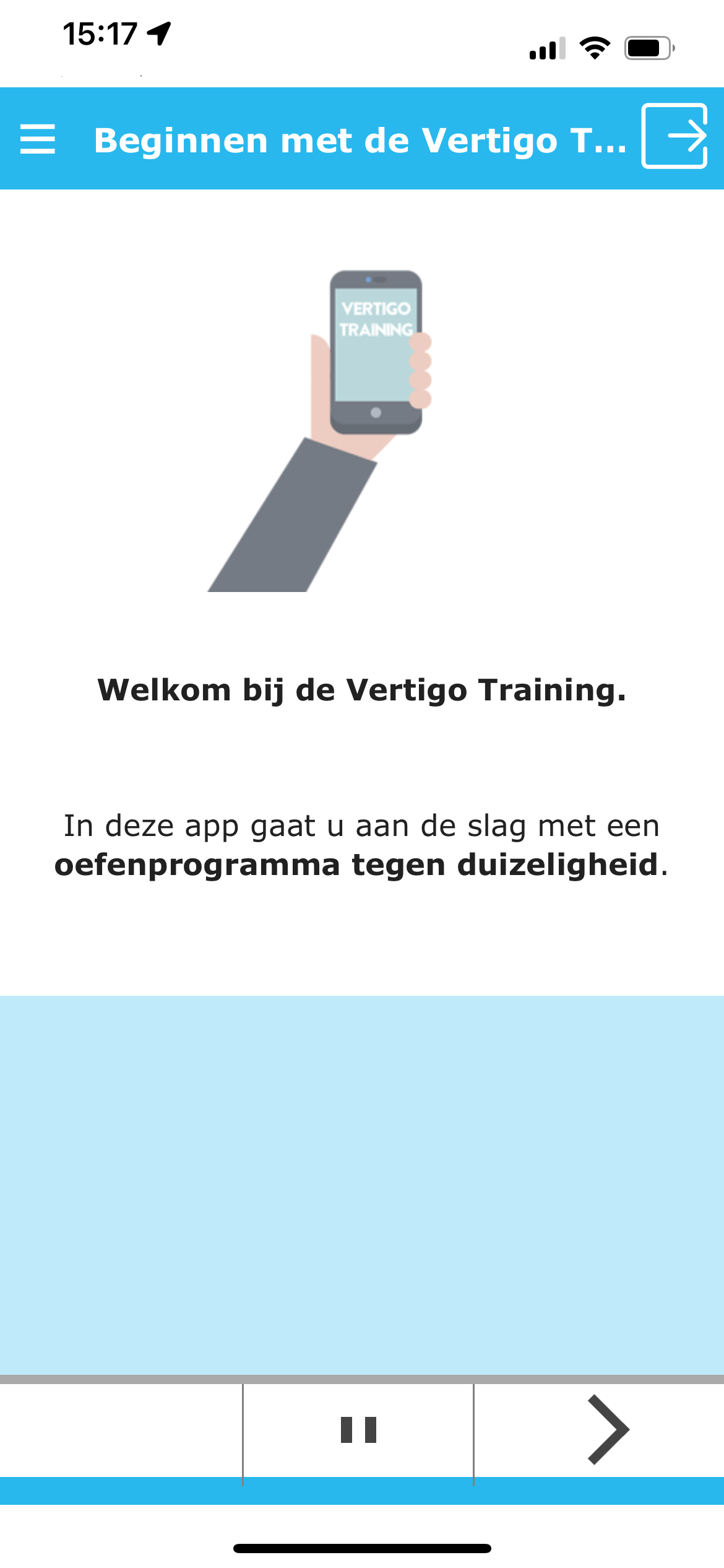 Vertigo Training