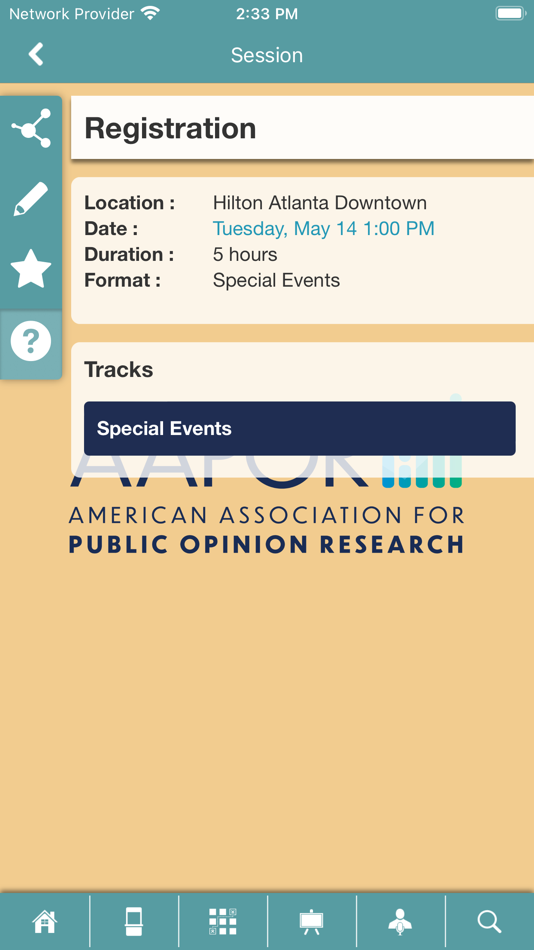 #3. AAPOR Annual Conferences (iOS) By: American Association for Public Opinion Research