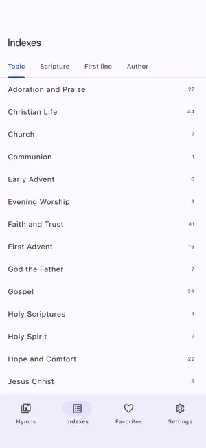 SDA Hymnal & Songs - Educatifu screenshot 3