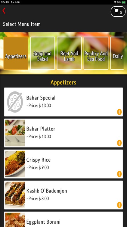 Bahar Restaurant OC
